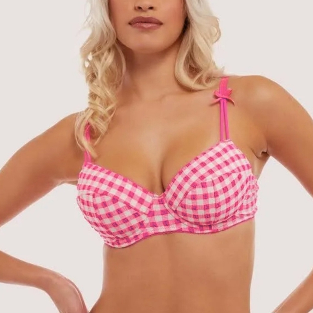 Hustler gingham bra